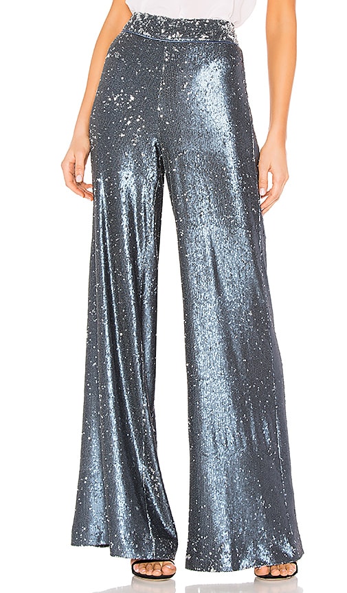 Alexis Arturo Pant in Marine Blue Sequins | REVOLVE