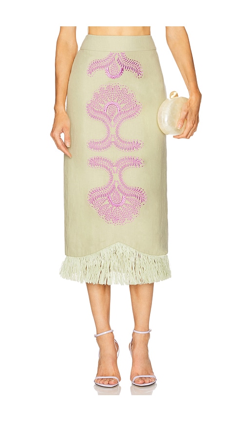 Jenan Skirt in Sage. - size L (also in M, S, XS) - Alexis - Modalova