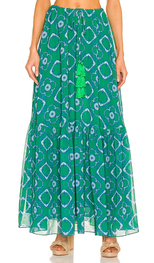 Alexis Meadow Skirt in Emerald | REVOLVE