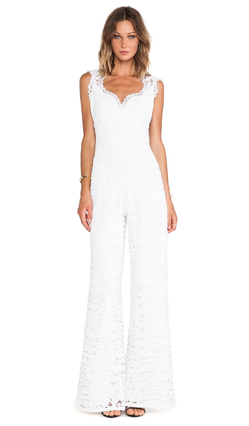 alexis white lace jumpsuit