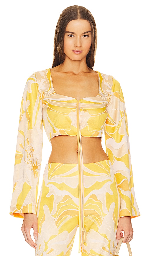 Alexis Matteo Top in Yellow