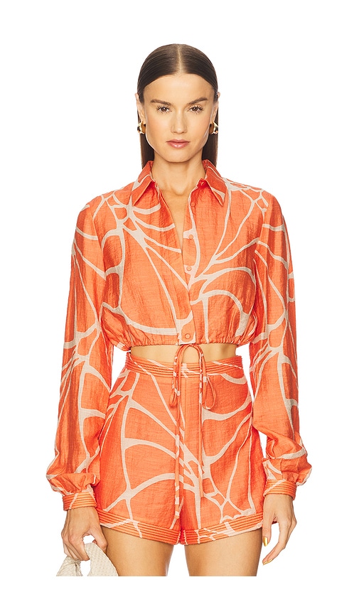 Yael Top in Coral. - size S (also in L, M, XS)