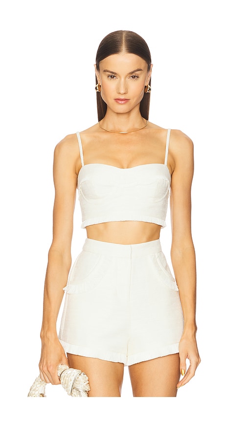 Drita Top in Ivory. - size S (also in L, M, XS)
