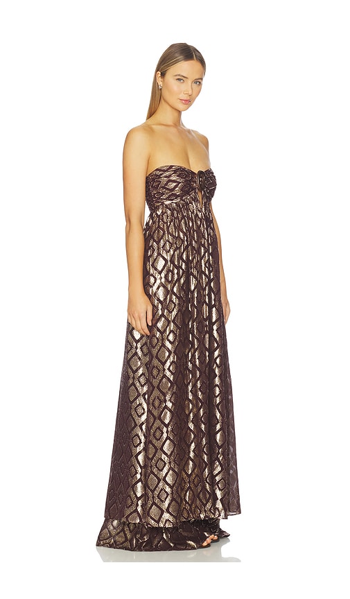 Alexis Izza Top In Brown
