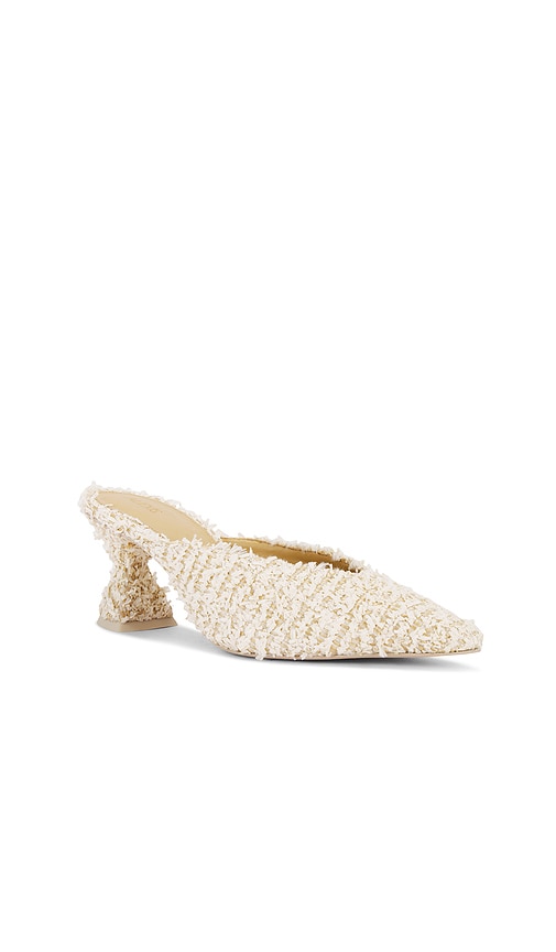 Alexis Madeline Mule In Natural & Off White
