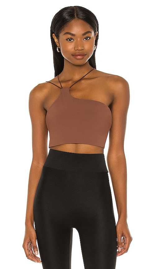 ALIX NYC Avon Crop Top in Chocolate | REVOLVE