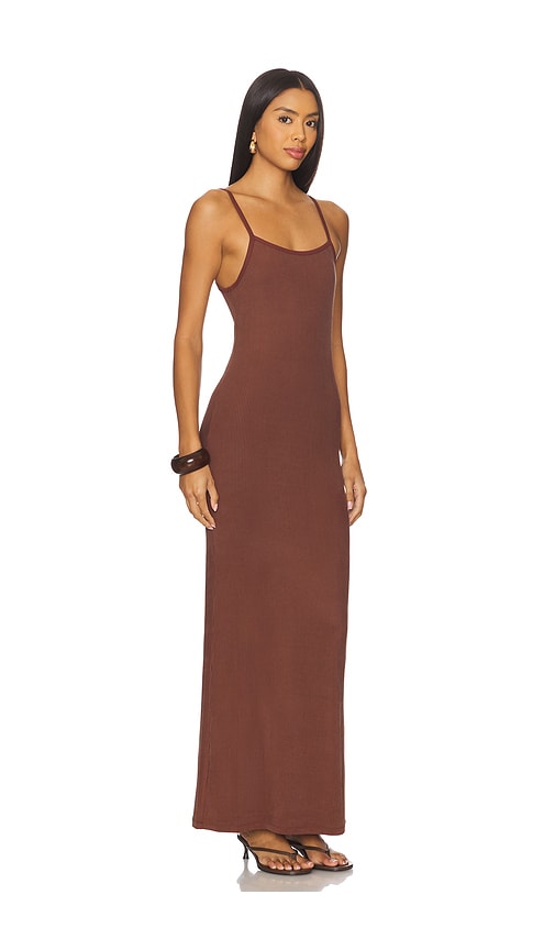 Aya Muse Slip Tank Maxi Dress Â€“ È‘¡è�„é…'è‰². Å°ºç � M (also Â€“ L, S, Xs). In Brown