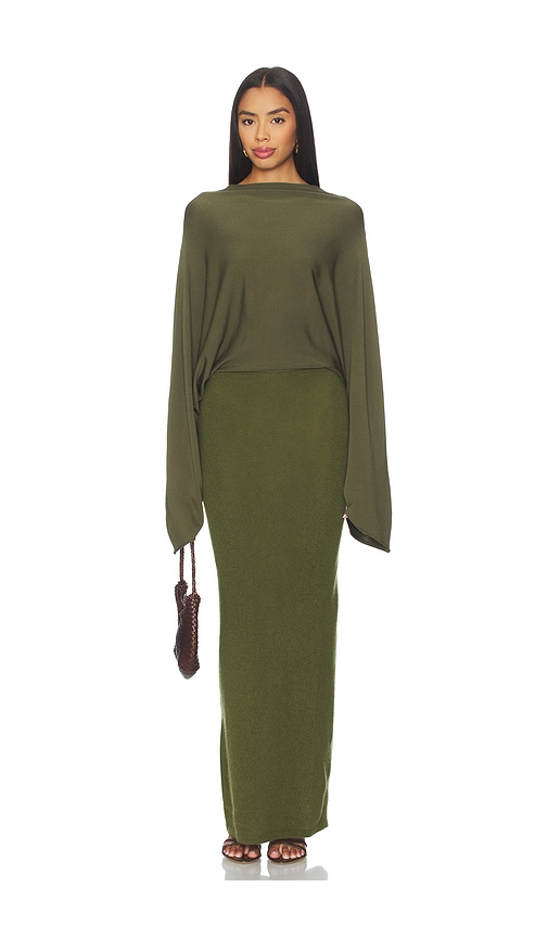 Aya Muse Pine Dress In Green