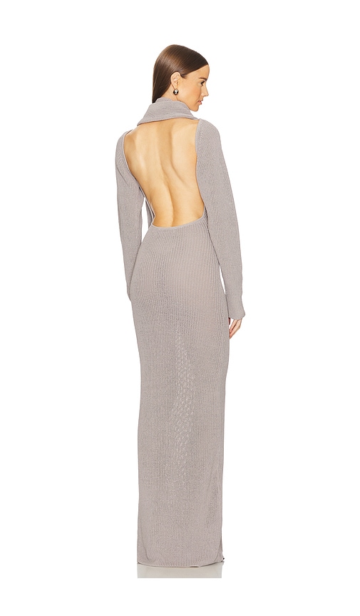 Shop Aya Muse Rana Dress In Grey