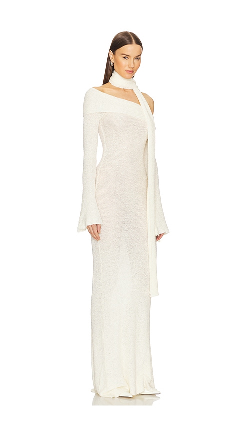 Shop Aya Muse Ursa Dress In Ivory