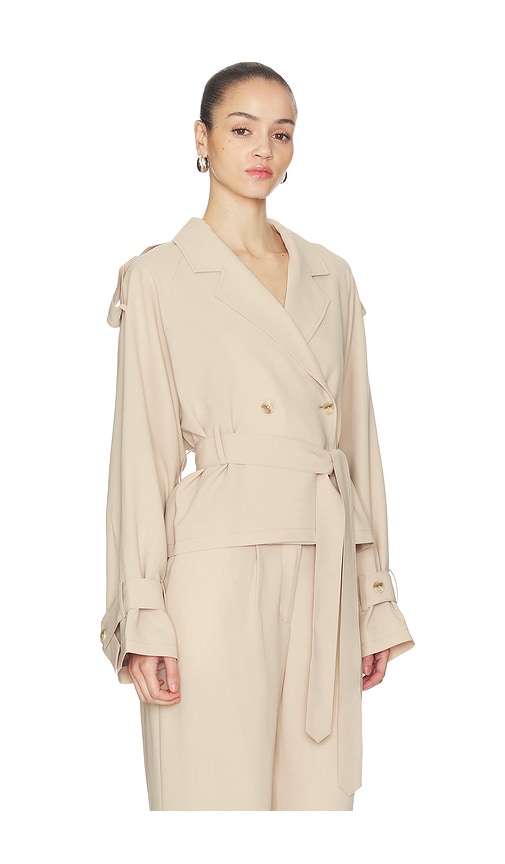 Aya Muse Soli Jacket In Brown