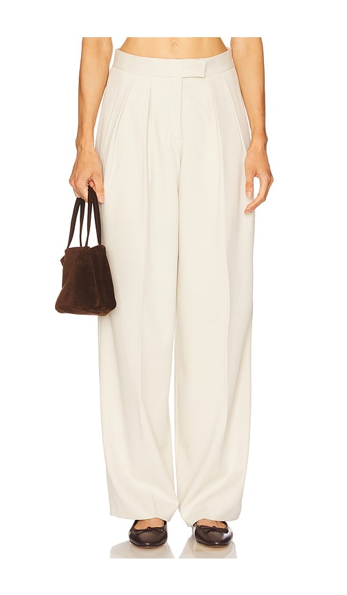 Aya Muse High Waisted Pleated Trousers