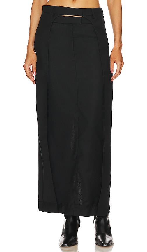 Shop Aya Muse Fera Skirt In Black