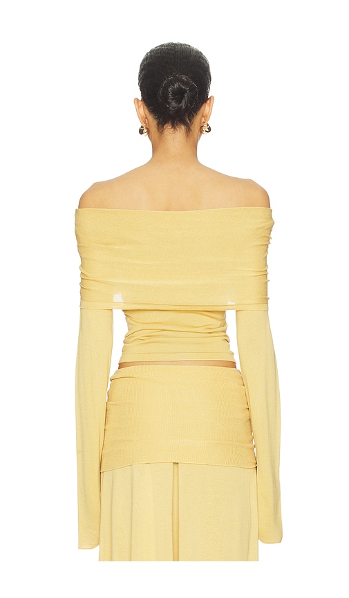 Aya Muse Oberteil Rylin In Mustard. Größe Xs. Also In S, M. 
