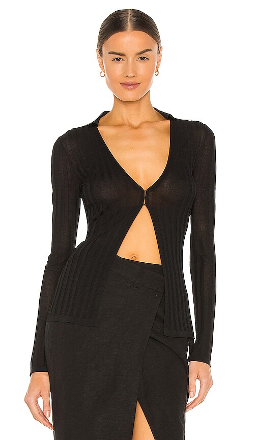 Aya Muse Remi Top in Black | REVOLVE