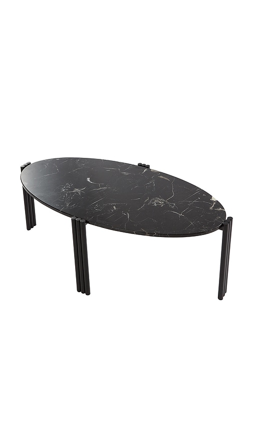  Aytm Tribus Oval Coffee Table In Black. 
