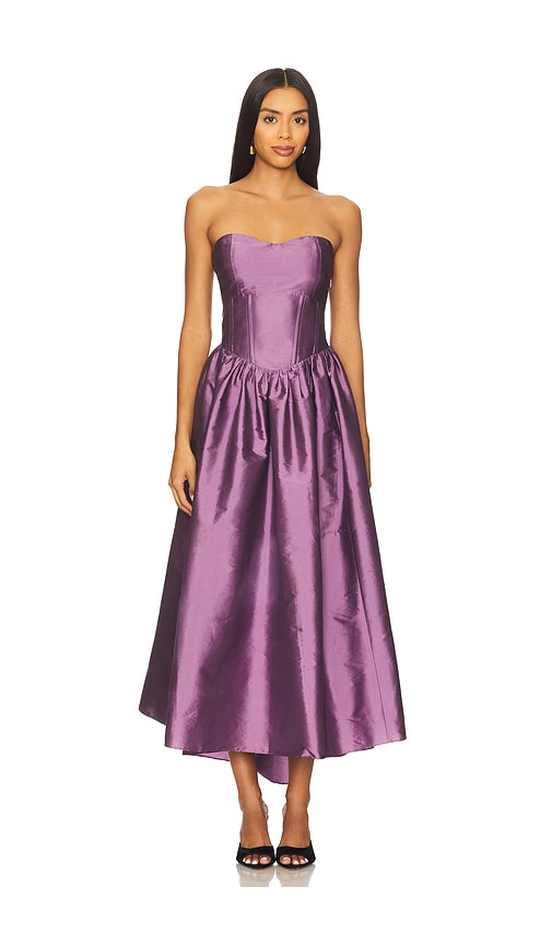 Naina Midi Dress in Lavender. - size XS (also in L, M, S)