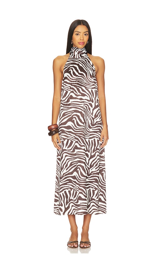 Azeeza Meera Midi Dress In Multi