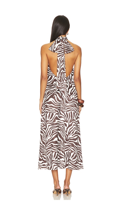  Azeeza Midi-kleid Meera In Brown. Größe S. Also In L. 