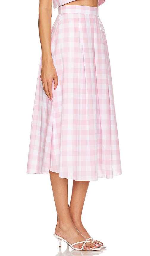 Shop Azeeza Sheridan Skirt In Pink