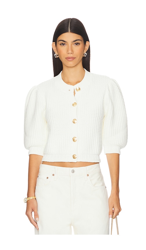 ba&sh Grance Cardigan in Ecru