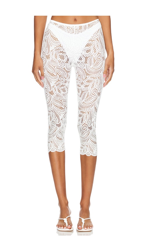 Shop Beaufille Cassia Capri Legging In White