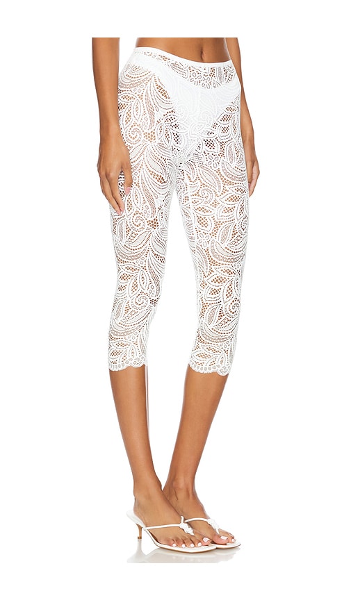 Shop Beaufille Cassia Capri Legging In White