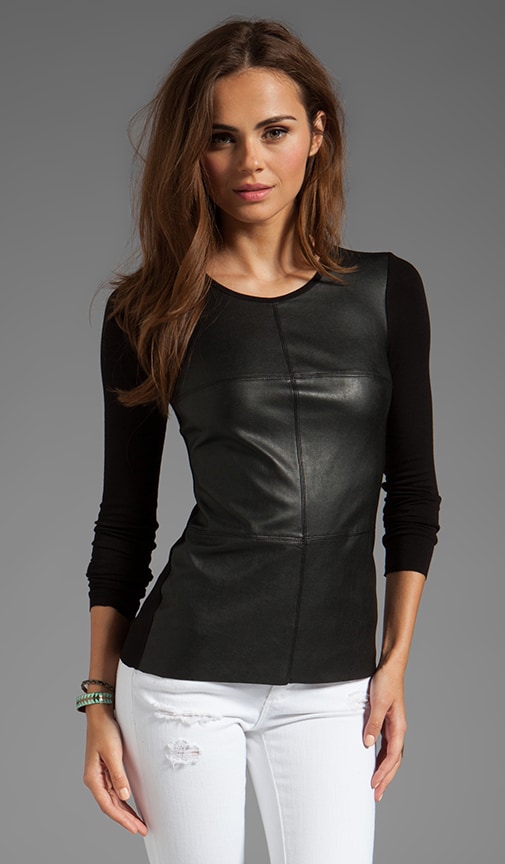 Allteration Leather Front Top