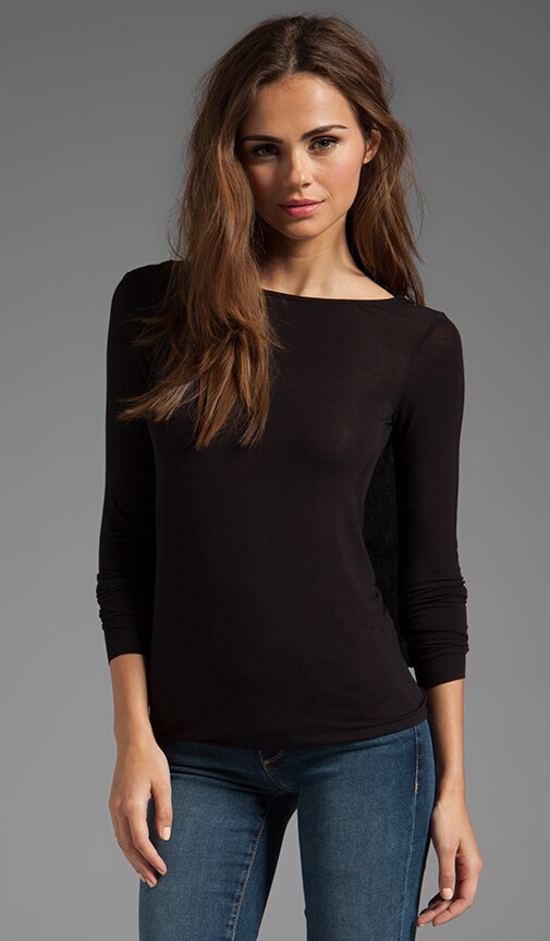 Iambic Pentameter Ruffle Back Top