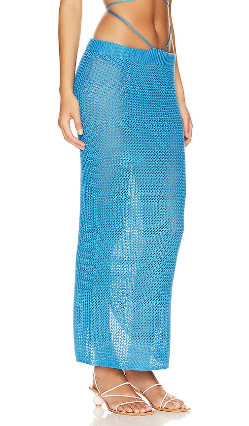 Shop Bananhot Alma Skirt In Royal Blue
