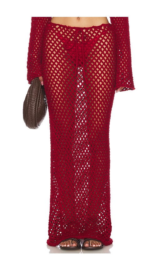 Bananhot Magen Skirt in Red