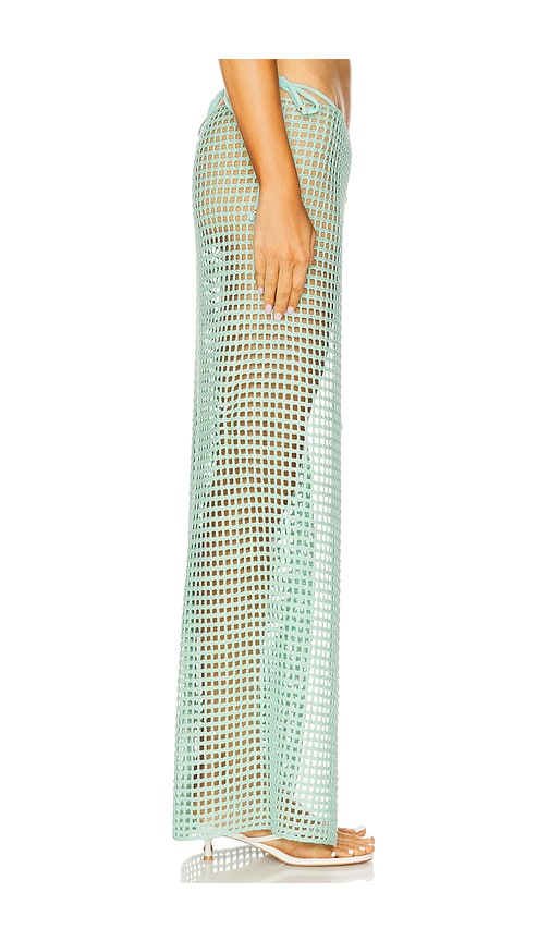 Bananhot Midi Net Sarong In 水蓝色