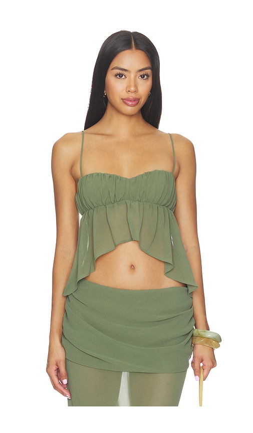 Bananhot Adelina Top in Olive. - size M (also in S, XS)