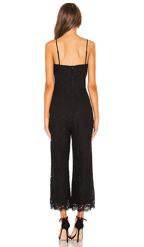 bardot sienna lace jumpsuit