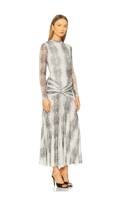Bardot Lea Printed Mesh Dress In Multi