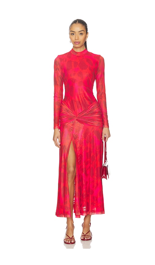 Bardot Lea Floral Mesh Dress