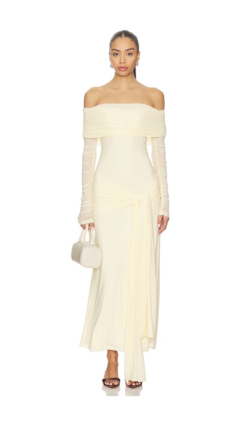 Selina Tie Front Mesh Dress