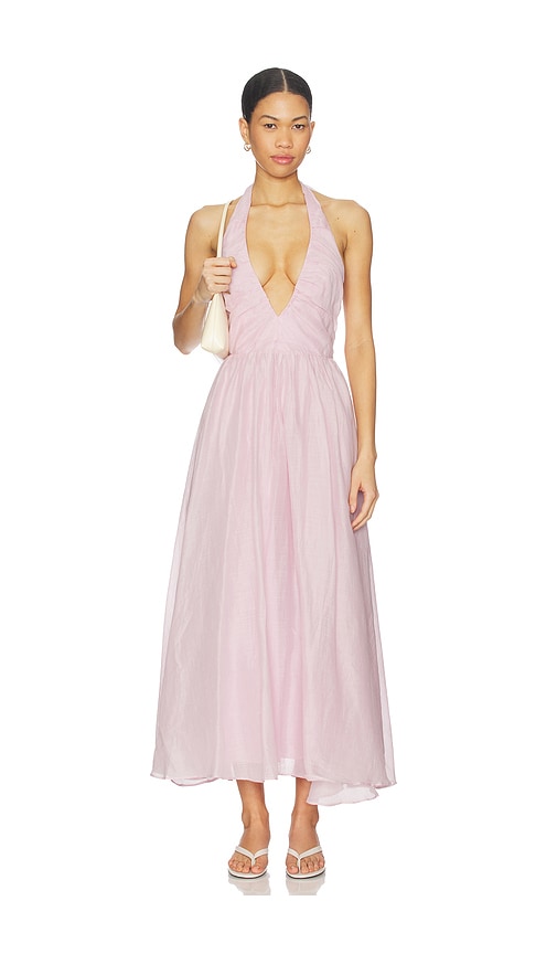 Dorota Halter Neck Midi Dress