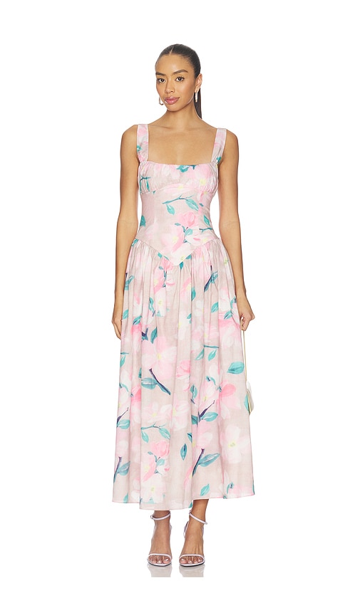 Cartia Printed Midi Dress