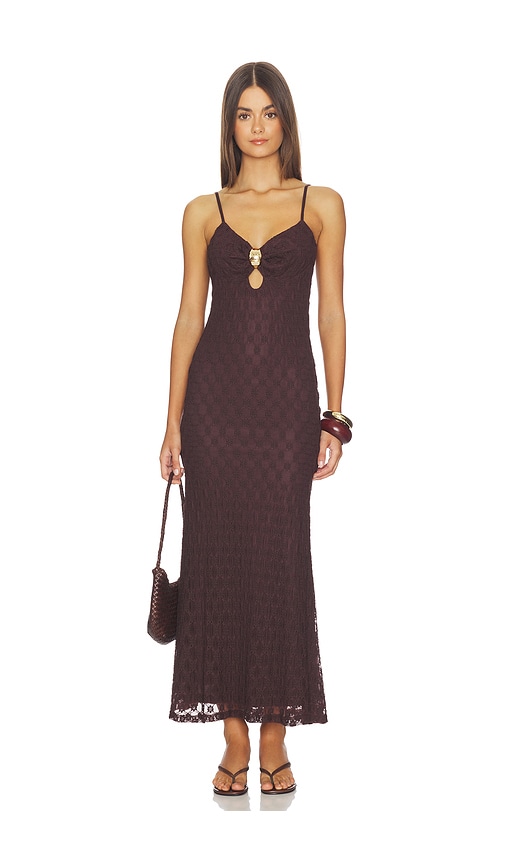 bardot saphia mesh maxi dress Bardot Saphia Mesh Maxi Dress