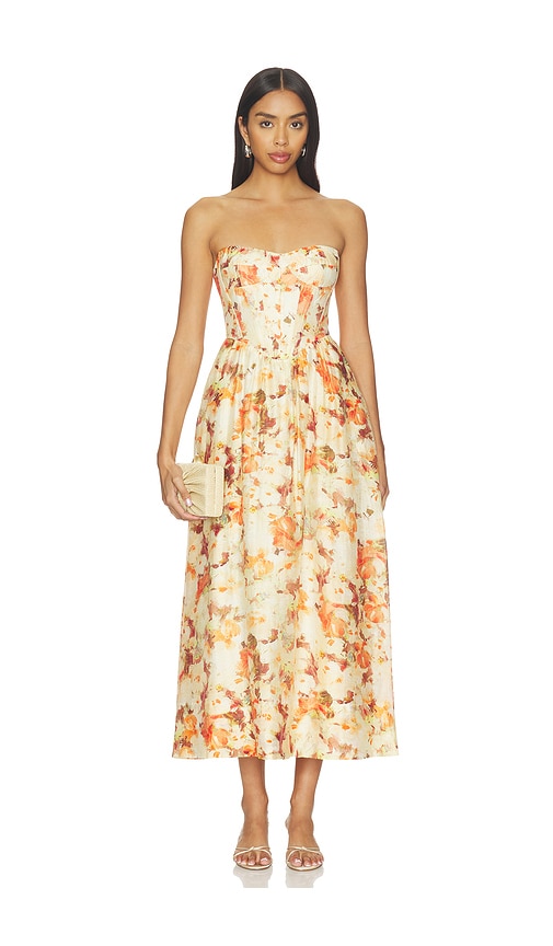 Lola Printed Midi Dress