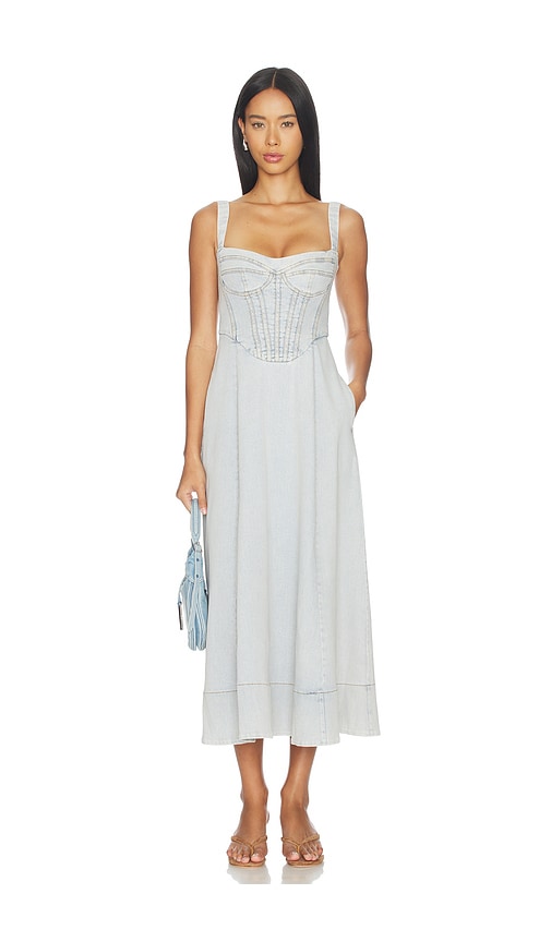 Lilah Denim Midi Dress