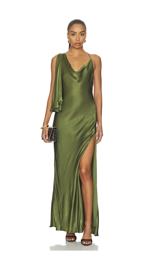 Anastasia Satin Maxi Dress