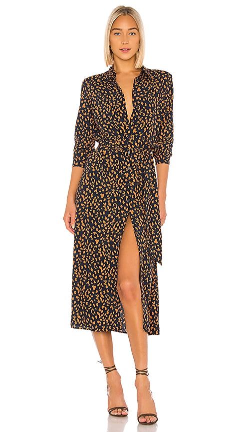 bardot leopard dress