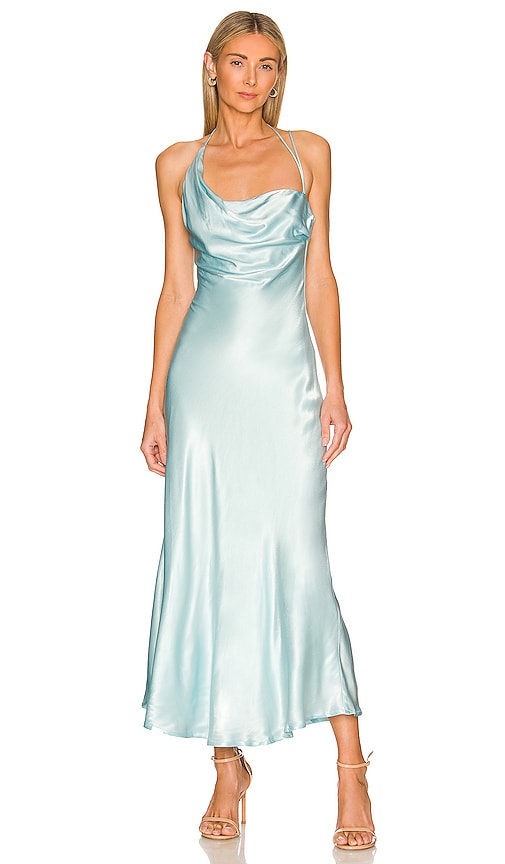 Bardot Astrid Midi Slip Dress in Mint | REVOLVE