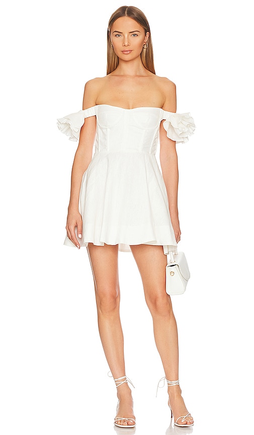 Bardot Sigma Mini Dress In Orchid White
