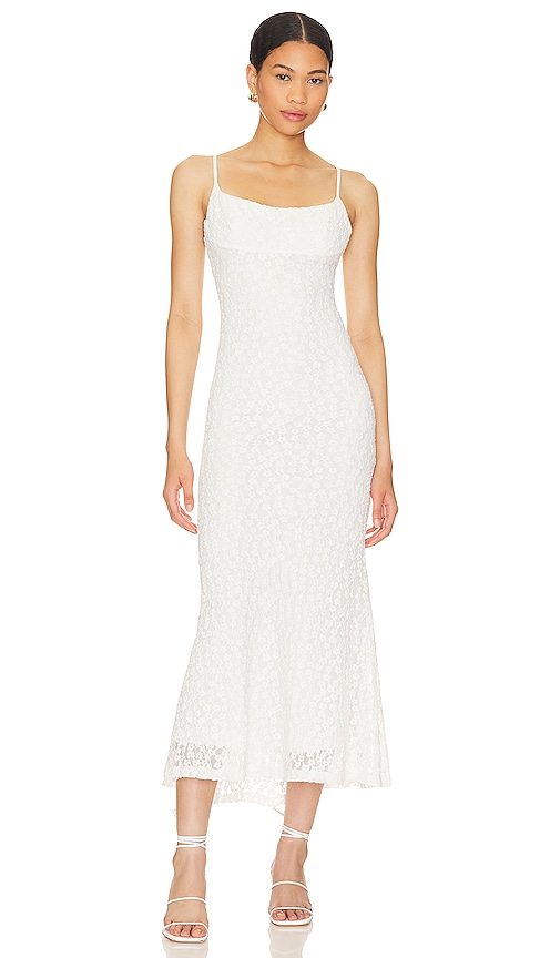 Bardot Kiali Midi Dress in Orchid White