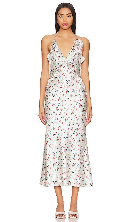 Bardot Olea Maxi Dress in Ivory Ditsy Floral REVOLVE