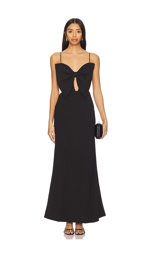 BARDOT PAULA BOW MAXI DRESS 