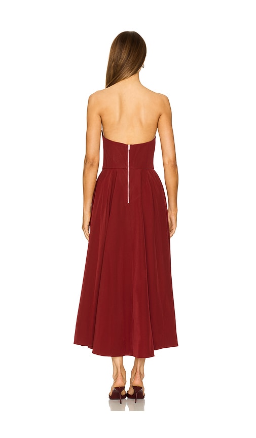  Bardot Midi-kleid Opal Volume In Wine. Größe 2. Also In 4, 8. 